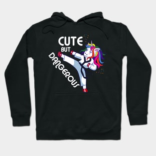 Cute Karate Unicorn Judo MMA Gift Hoodie